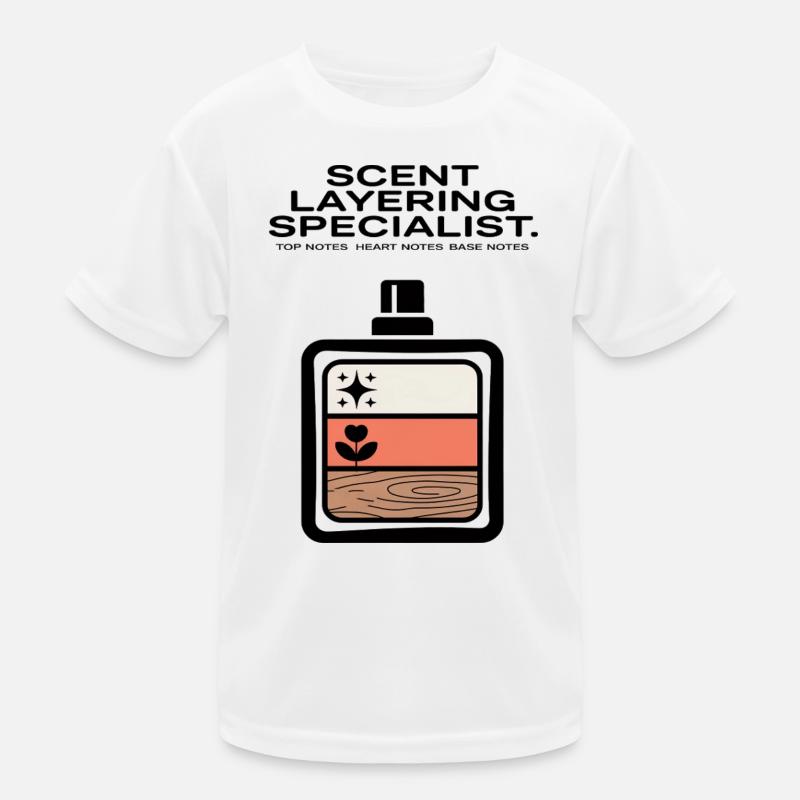 Scent Layering Top Heart Base Notes Kids Functional T-Shirt