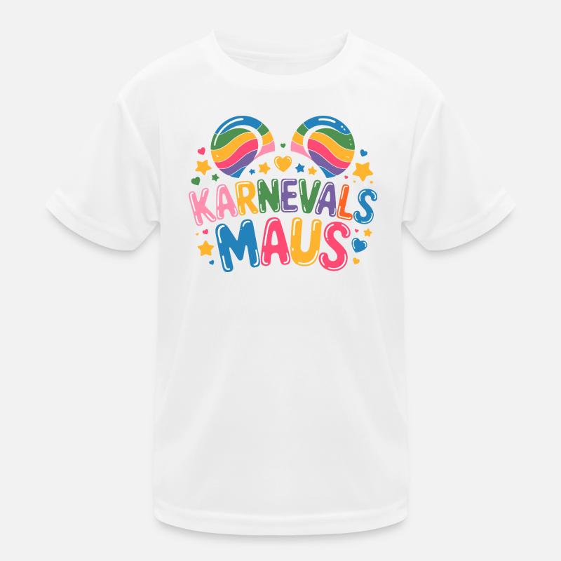 Karnevalsmaus Karneval Köln Kölner Karnevals Maus Kinder Funktions-T-Shirt