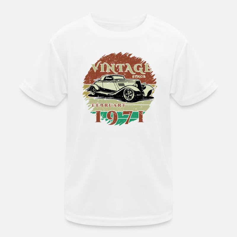 55e anniversaire - Classiques - Millésime depuis 02/1971 T-shirt sport Enfant