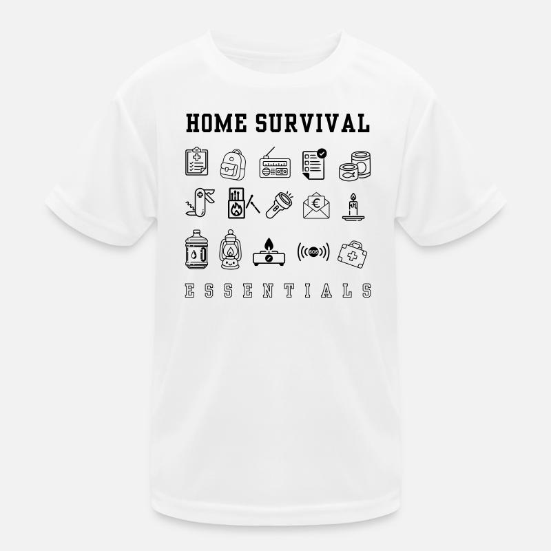 Notfallplan – Weltuntergang Kinder Funktions-T-Shirt