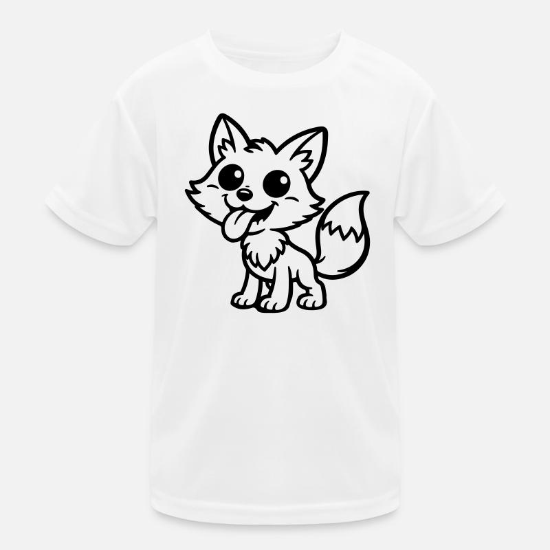 Fuchs Comic Lustig Kinder Funktions-T-Shirt