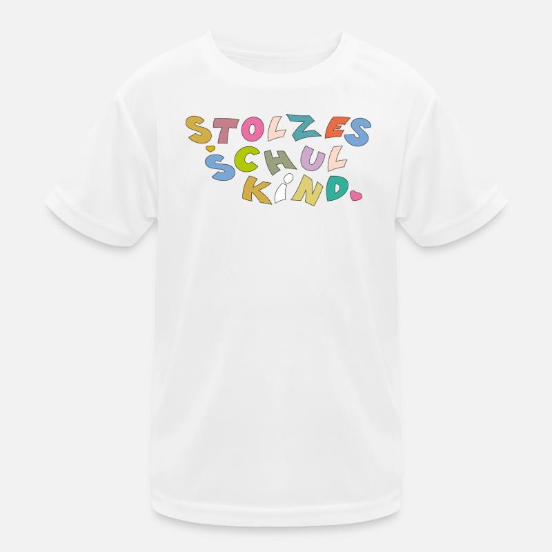 Fier écolier T-shirt sport Enfant