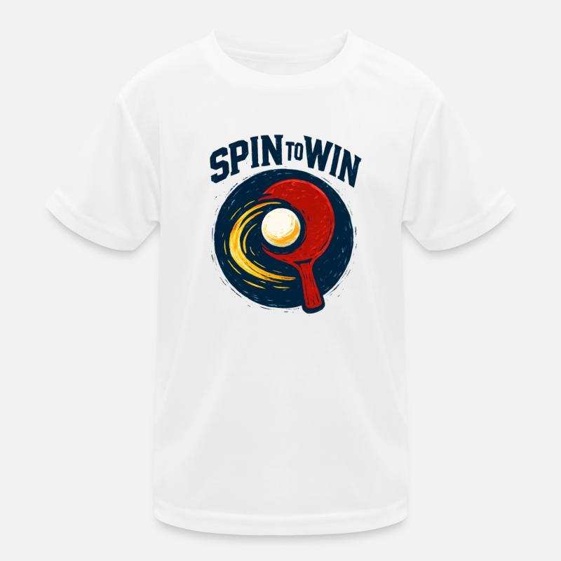 Spin to Win - Ping Pong T-shirt sport Enfant