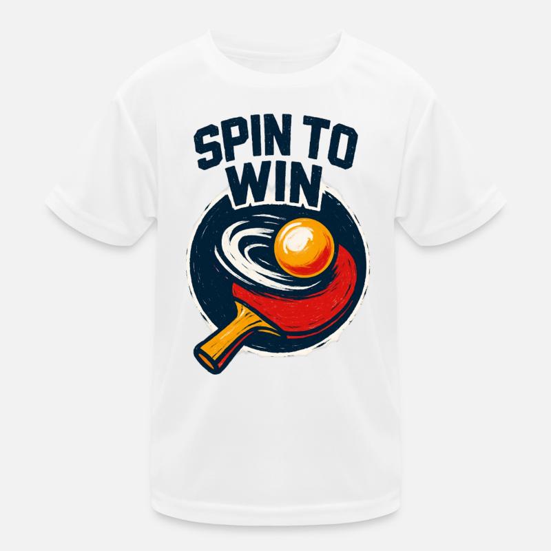 Spin to Win - Ping Pong T-shirt sport Enfant