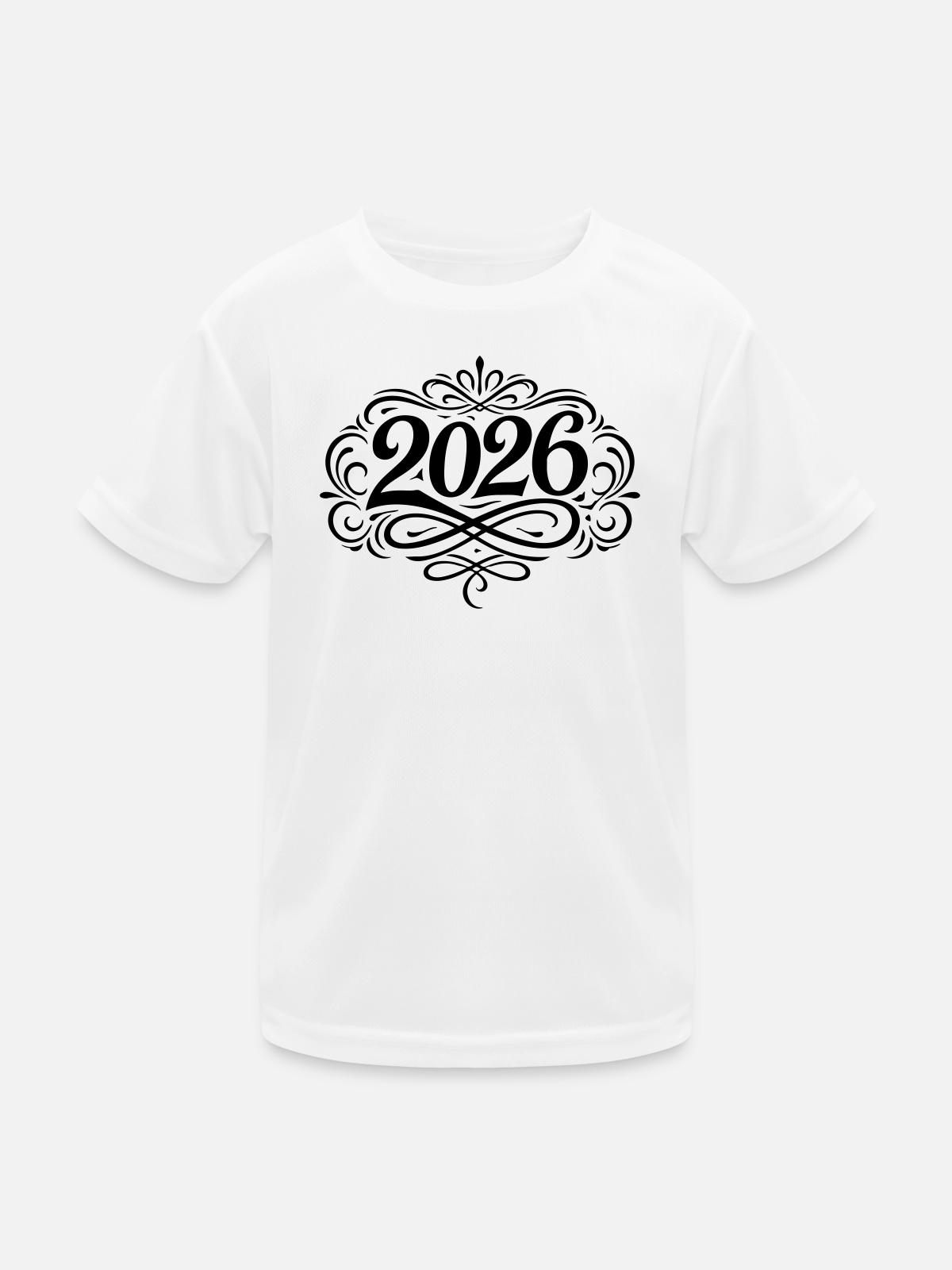 2026 Noble - Kids Functional T-Shirt - white - Front