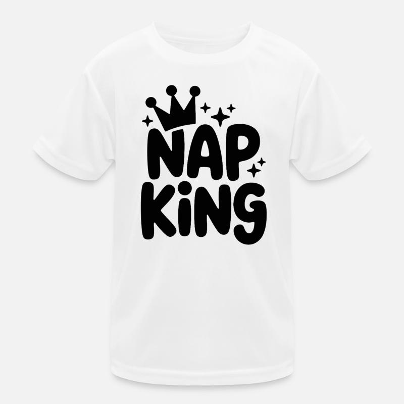 Nap King: königliche Ruhe Kinder Funktions-T-Shirt