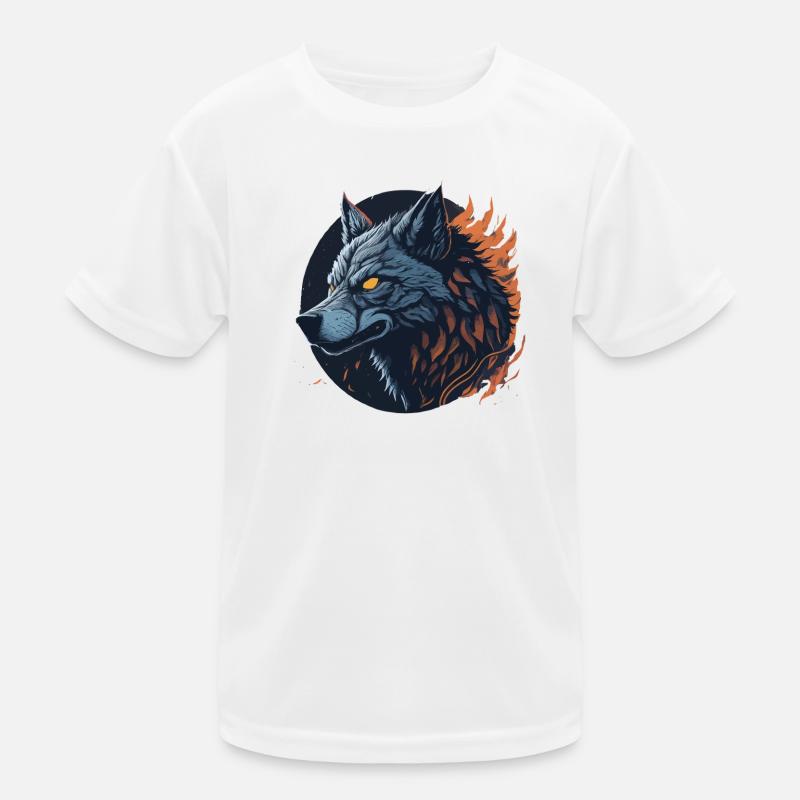 Night Wolf Kids Functional T-Shirt