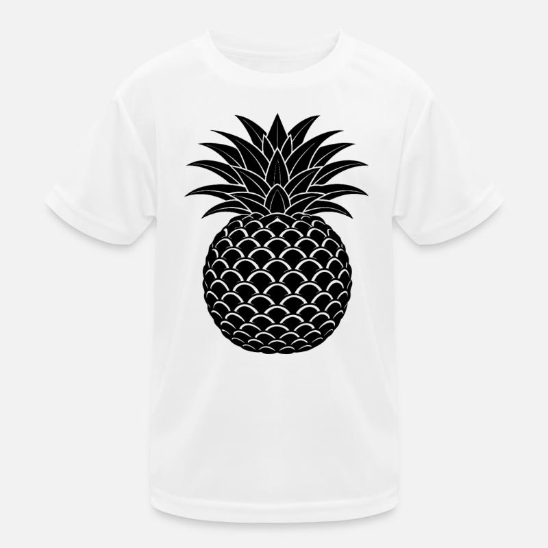 Ananas Kinder Funktions-T-Shirt