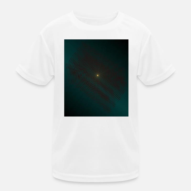 Spirale de lutte turquoise au centre T-shirt sport Enfant