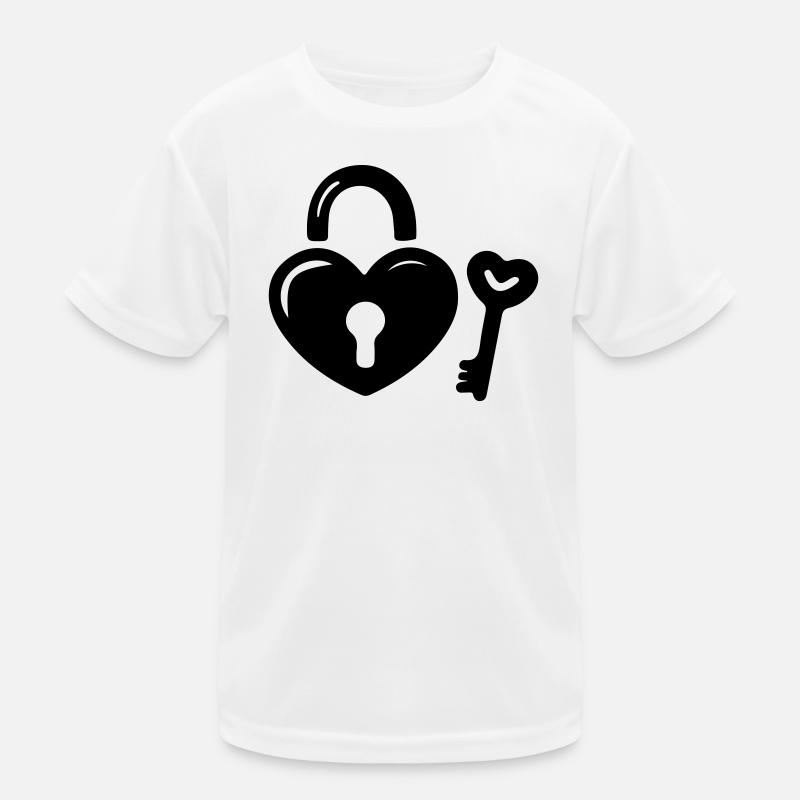 Heart Key Kids Functional T-Shirt