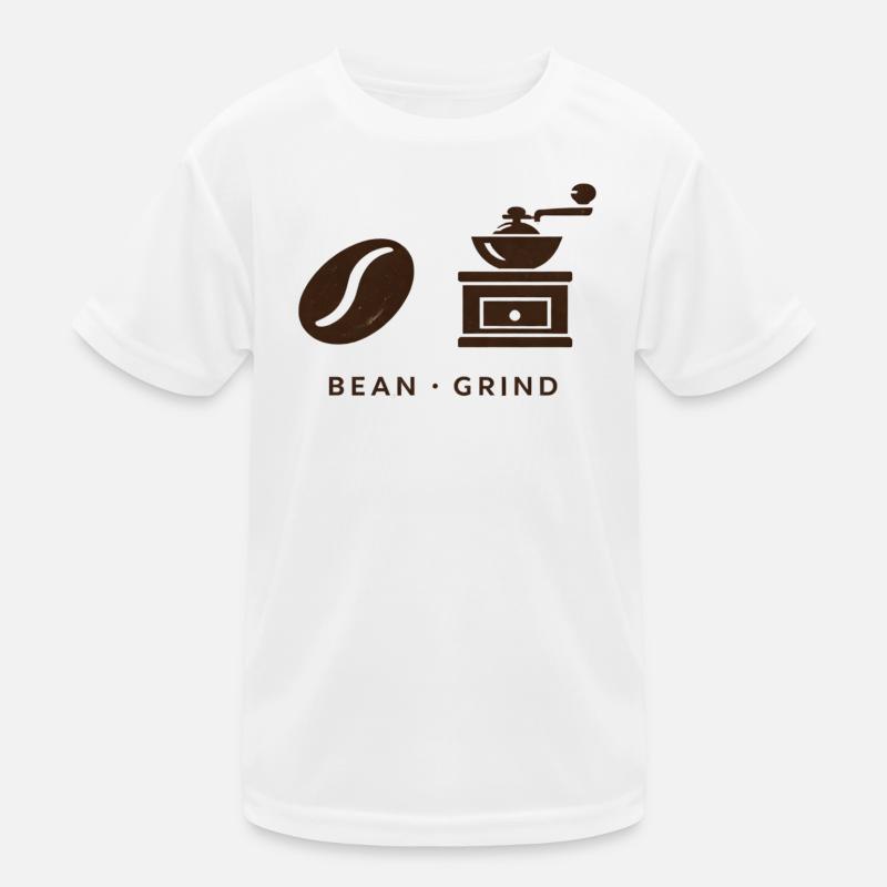 BEAN. MOUDRE. CAFÉ. CAFÉ T-shirt sport Enfant