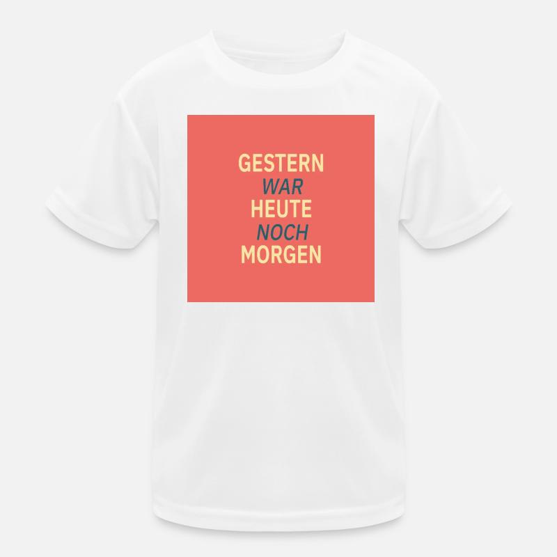 Hier était encore demain T-shirt sport Enfant