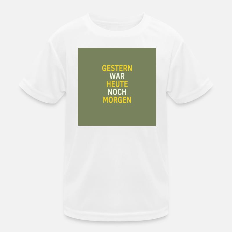 Hier était encore demain T-shirt sport Enfant