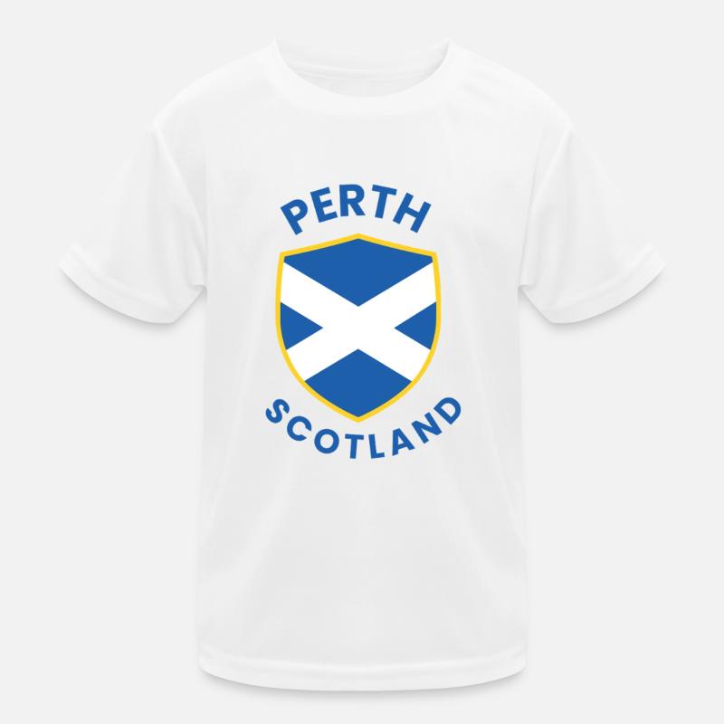 Blason du blason de Perth, Écosse T-shirt sport Enfant