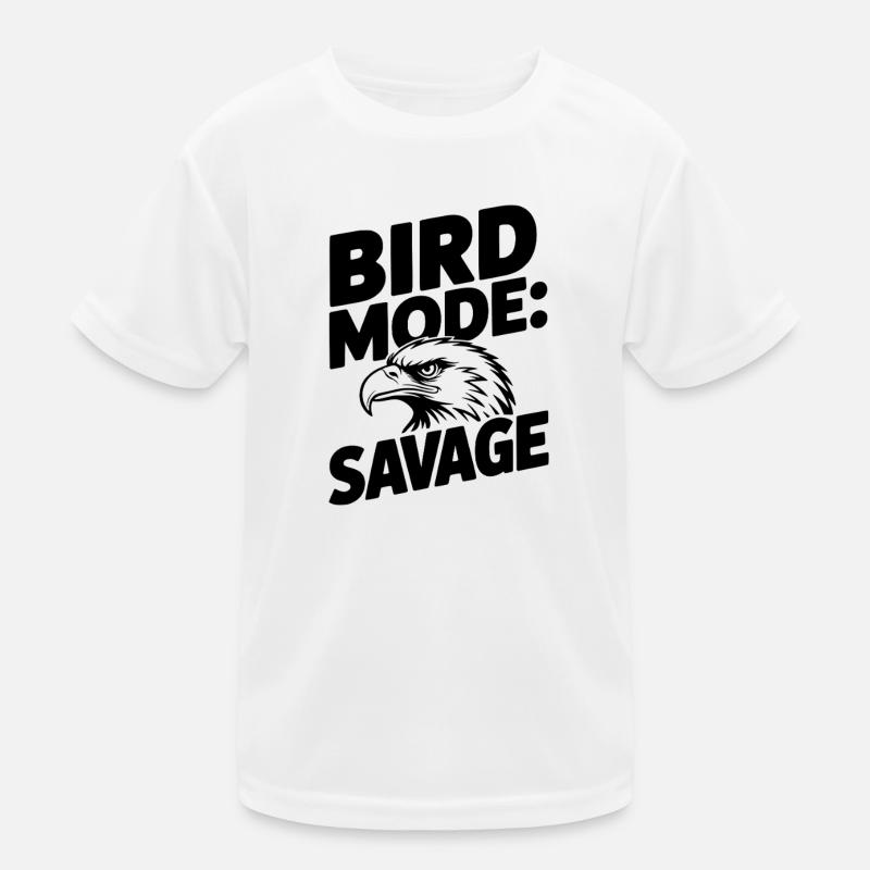 Vogelmodus: Wild Kinder Funktions-T-Shirt