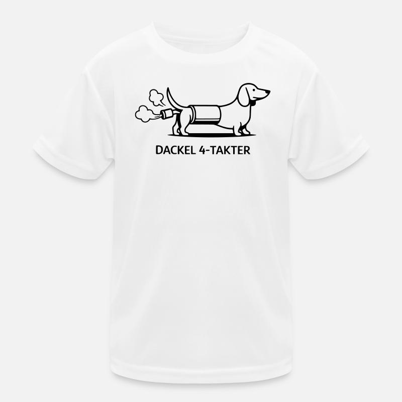 dackel viertakter gassi Kinder Funktions-T-Shirt