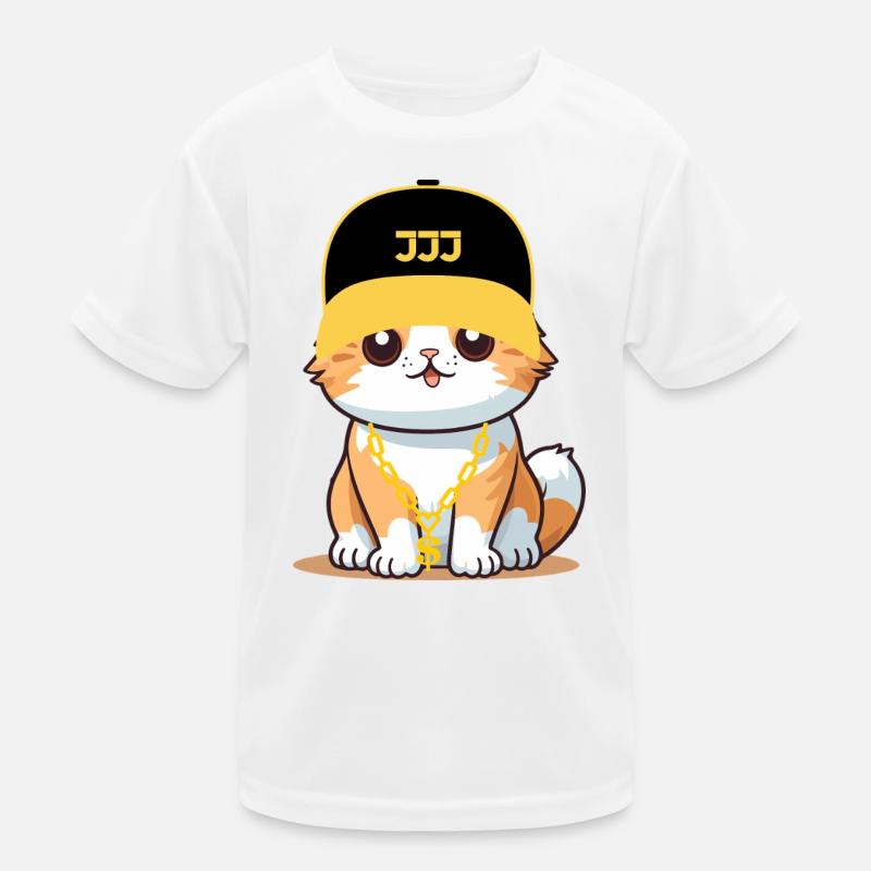 Swag-Katze – coole Katze Kinder Funktions-T-Shirt