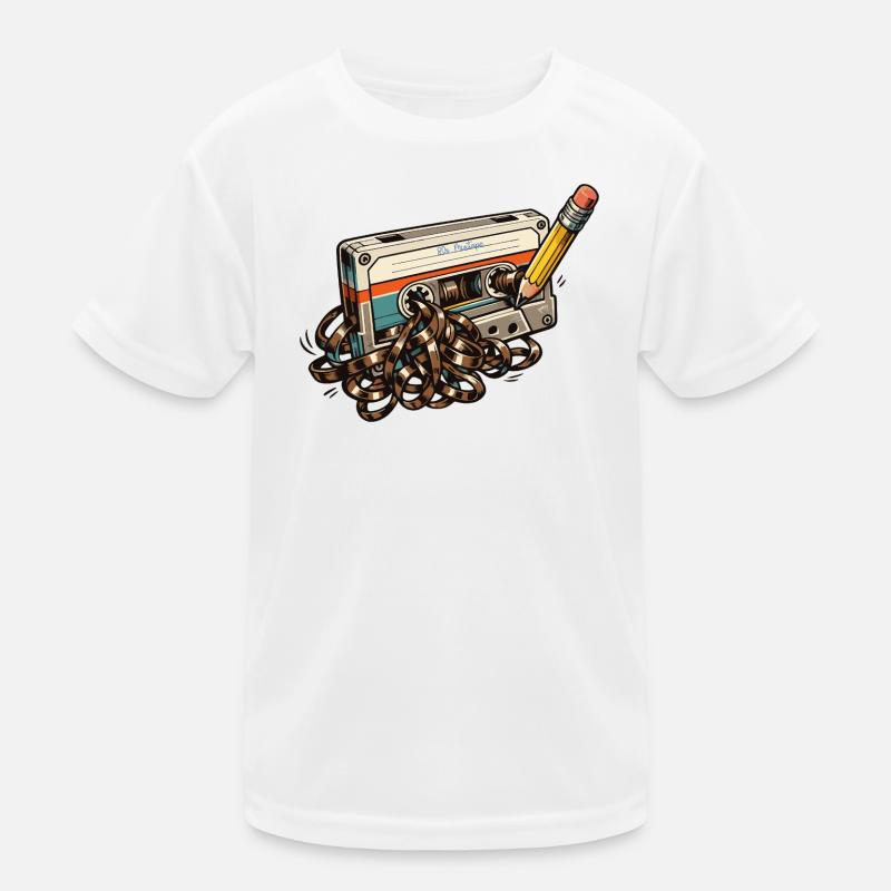 Salade de rubans rétro des années 80 T-shirt sport Enfant
