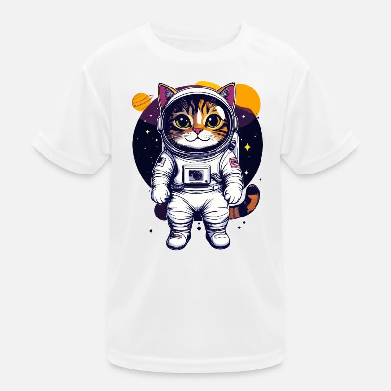 Cool Space Cat Cat Astronaut Cats Design T-shirt sport Enfant