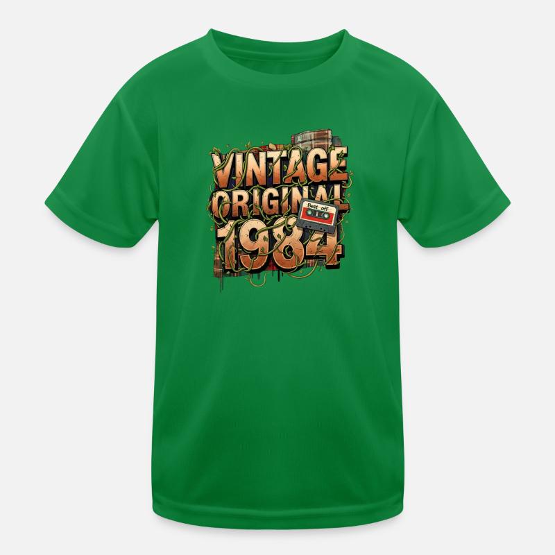Vintage Original 1984 Kinder Funktions-T-Shirt