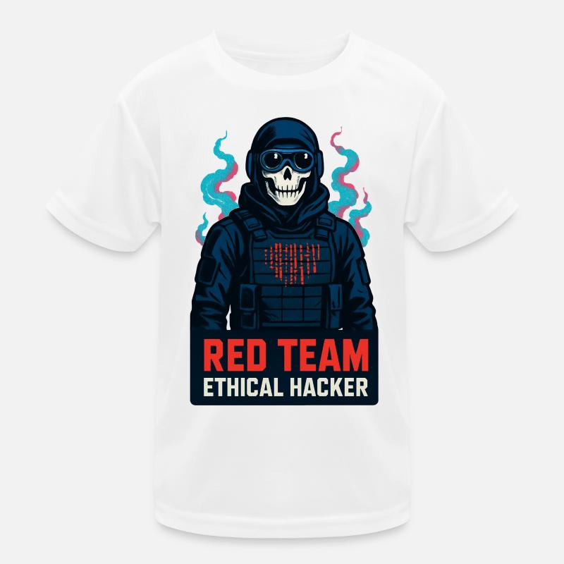 Cyber red team ethical hacker Kids Functional T-Shirt