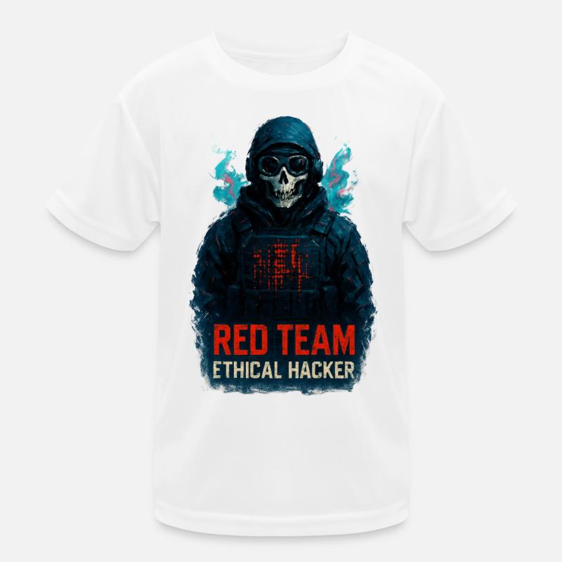 RED TEAM Ethischer Hacker Kinder Funktions-T-Shirt