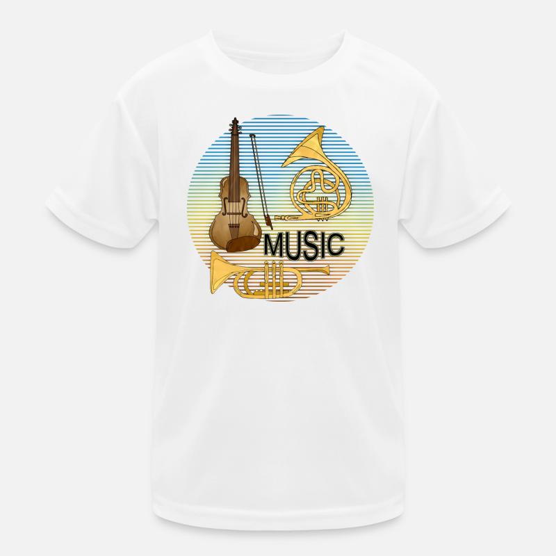 Musical instruments Kids Functional T-Shirt