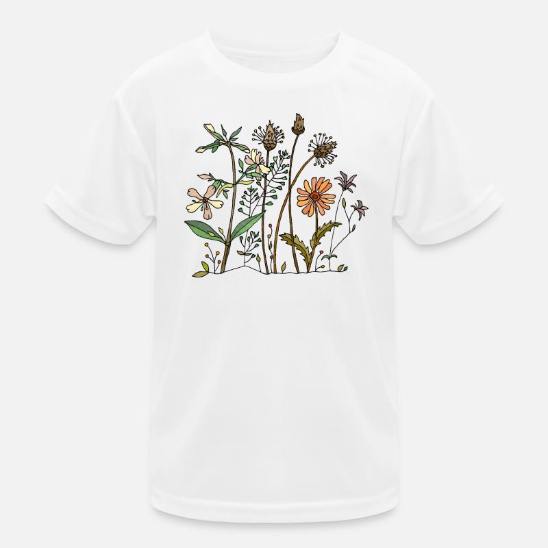 Flowers Kids Functional T-Shirt