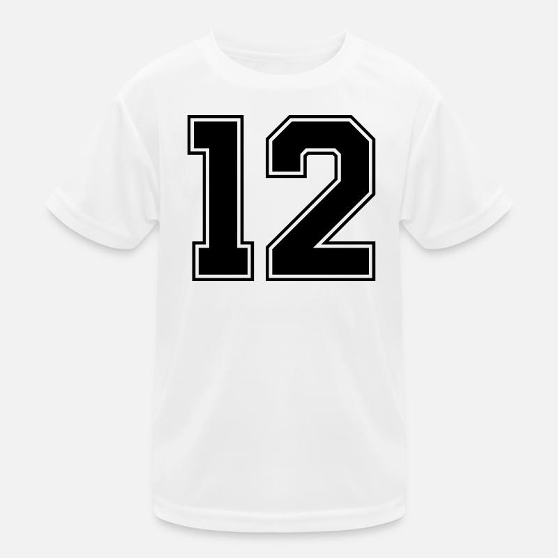 12 Zahl Kinder Funktions-T-Shirt