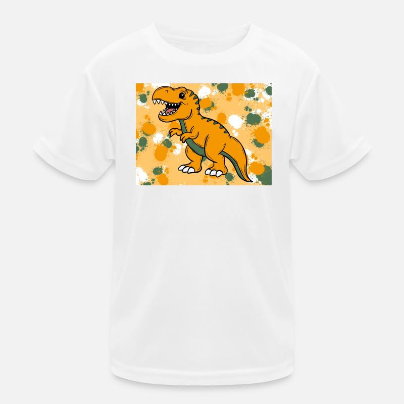 T-rex Dino Kinder Funktions-T-Shirt