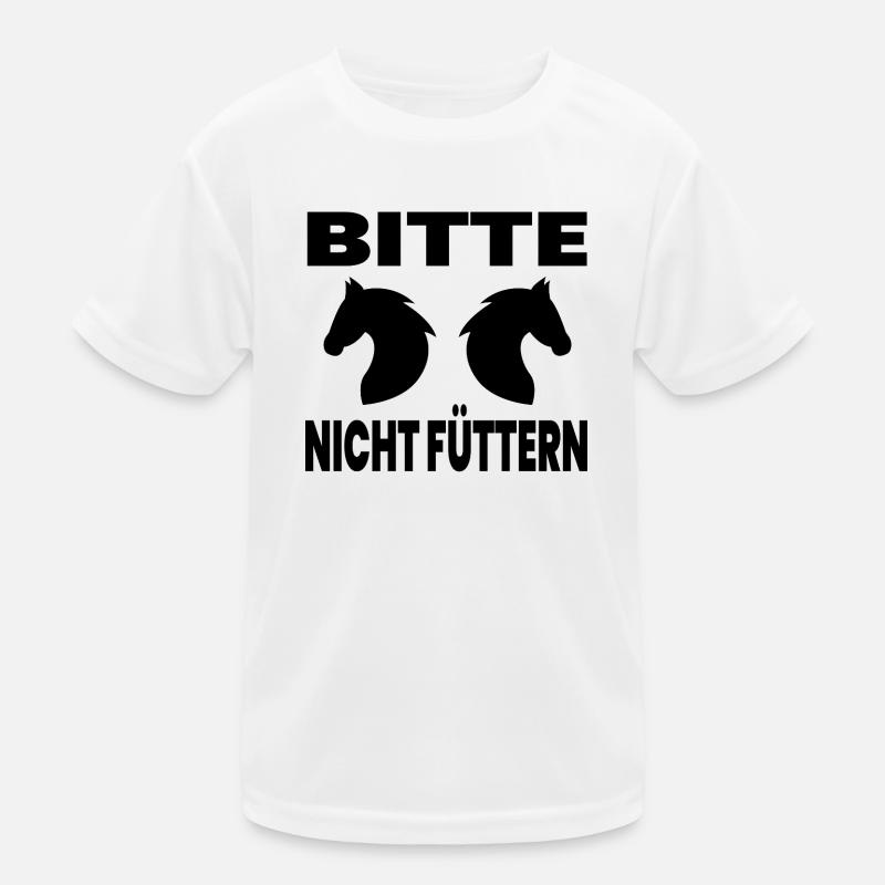 Pferde Kinder Funktions-T-Shirt