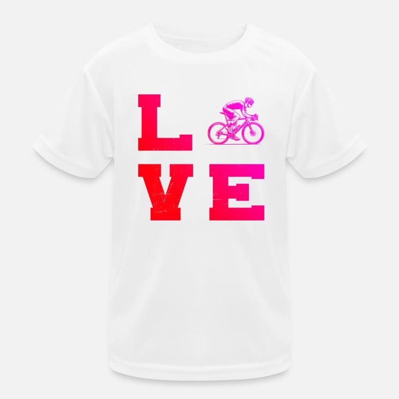 Message clair sur le vélo de route T-shirt sport Enfant