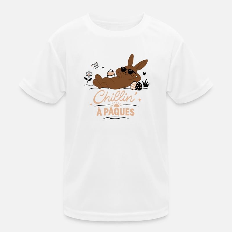 Lapin de Pâques  T-shirt sport Enfant