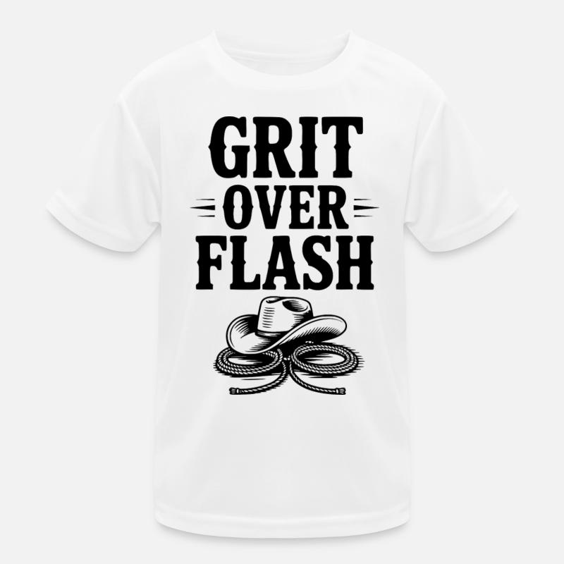 Grit Over Flash T-shirt sport Enfant