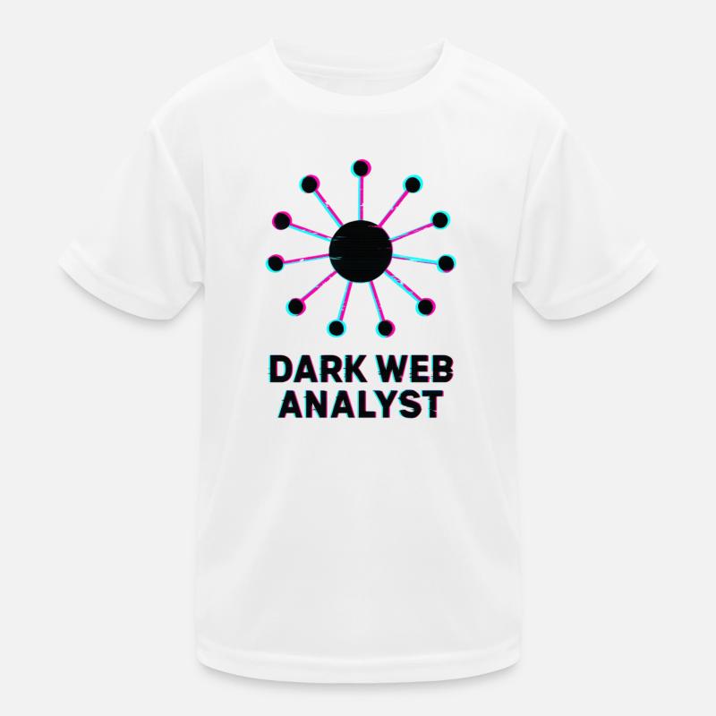 Dark-Web-Analyst – Cybersicherheit Kinder Funktions-T-Shirt