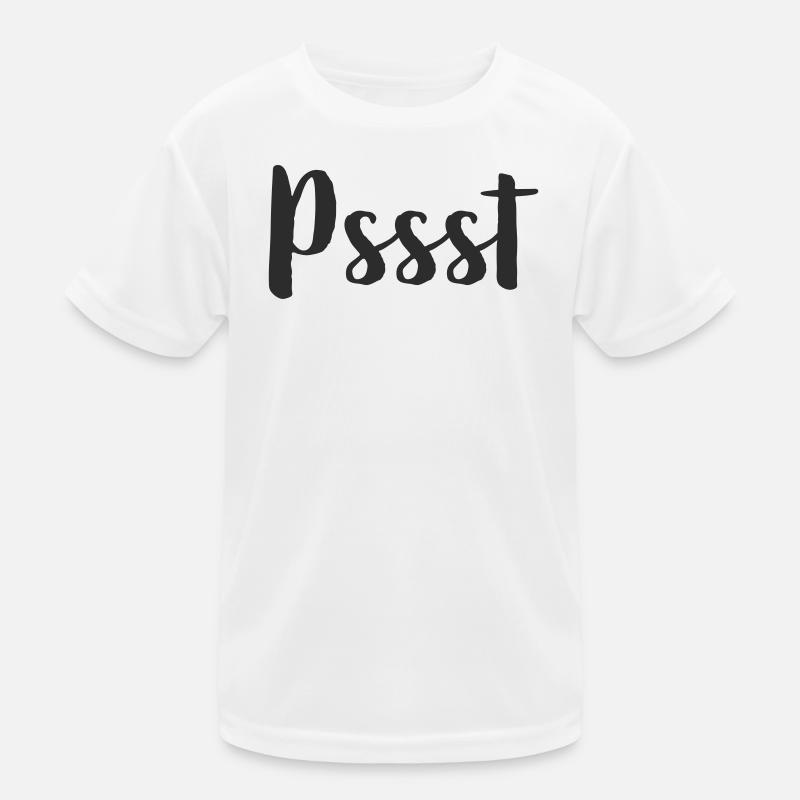 Pssst - Ruhe bitte Kinder Funktions-T-Shirt