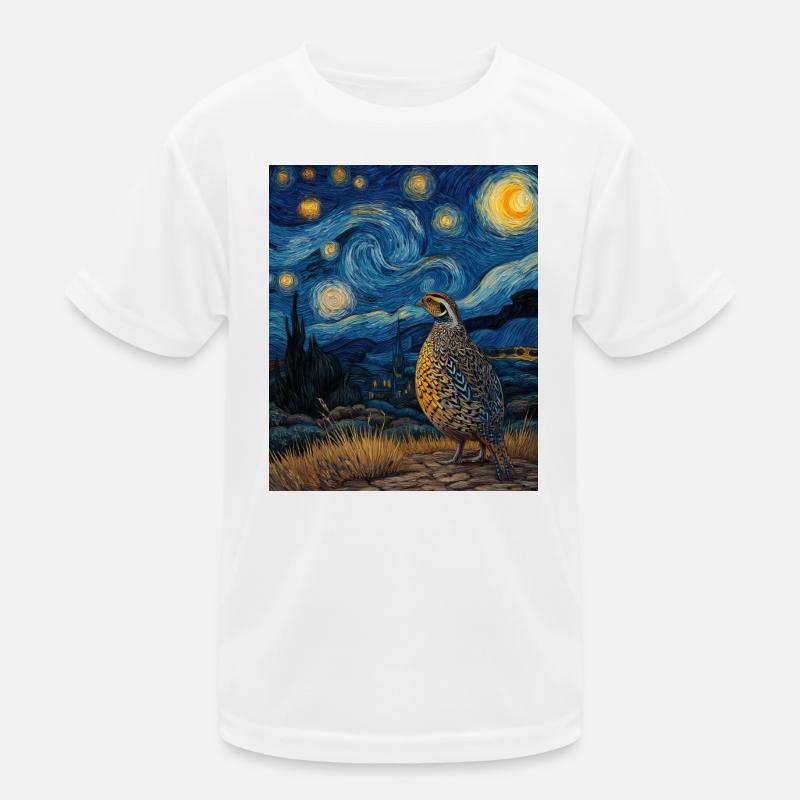 Caille Van Gogh T-shirt sport Enfant