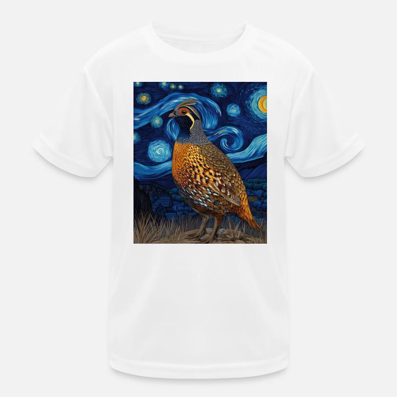 Caille Van Gogh T-shirt sport Enfant