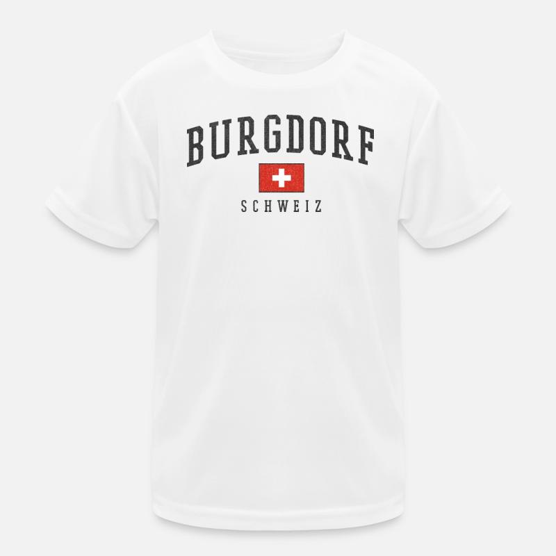Burgdorf Schweiz Emblem Kinder Funktions-T-Shirt