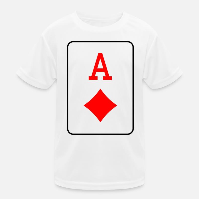 Karo-Ass Kinder Funktions-T-Shirt