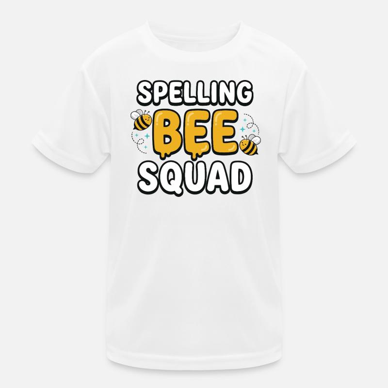 Spelling Bee Squad Cute Bee Team Kinder Funktions-T-Shirt
