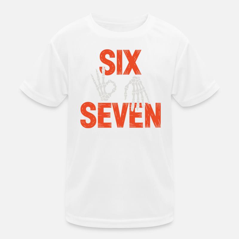 Six Seven Skeleton Hands Kids Functional T-Shirt
