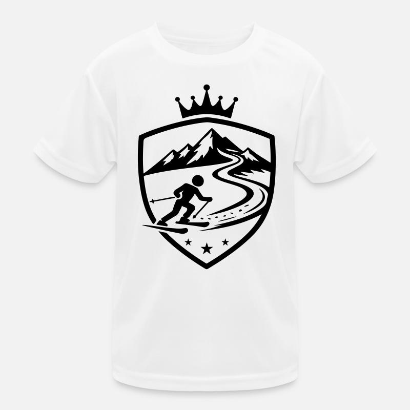 Blason de la piste de ski T-shirt sport Enfant