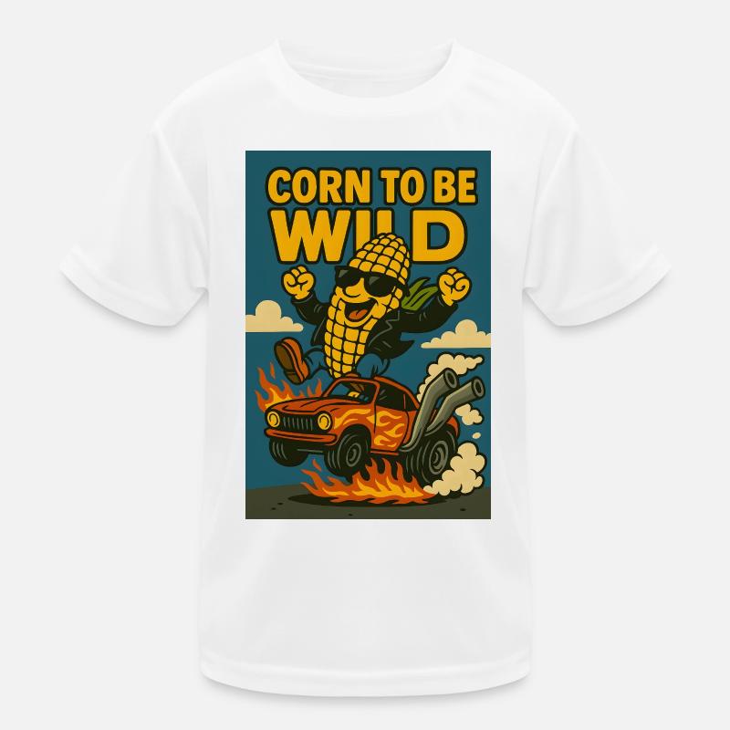 Corn to be wild - Parody Kids Functional T-Shirt