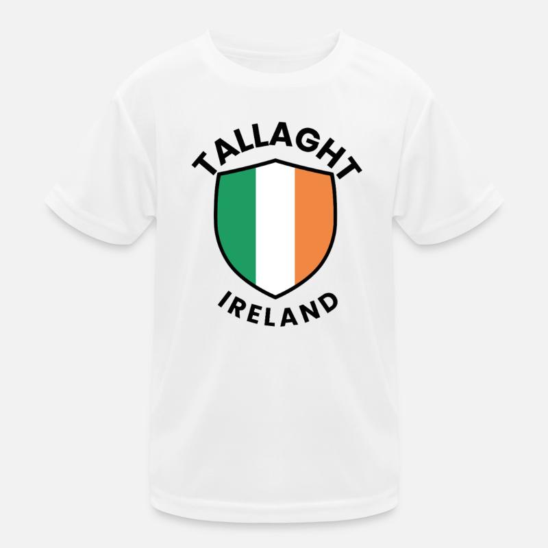 Tallaght Ireland Shield-Flagge Kinder Funktions-T-Shirt