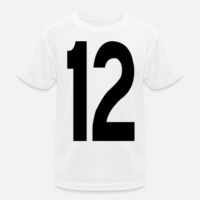 12 Nummern Kinder Funktions-T-Shirt