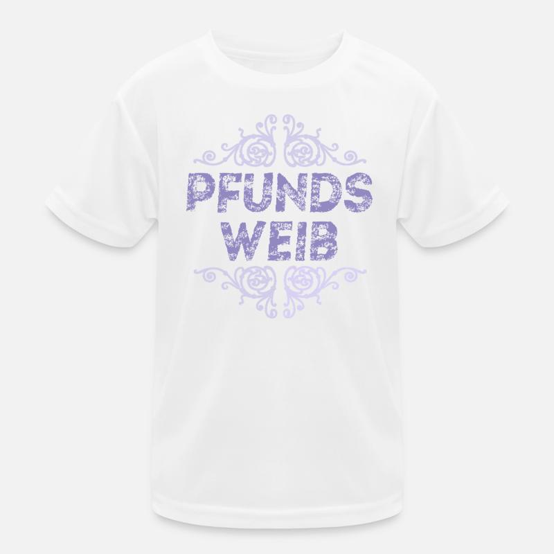 Pfundsweib Kinder Funktions-T-Shirt