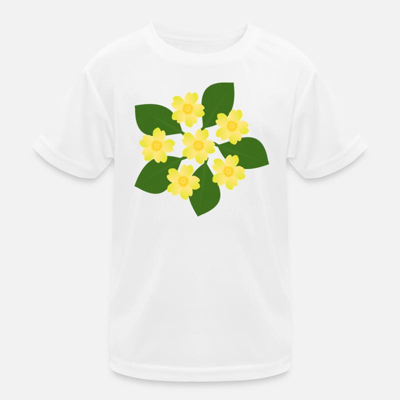 Februar Geburtstag Blüte Primeln Geburtstagsblume Kinder Funktions-T-Shirt