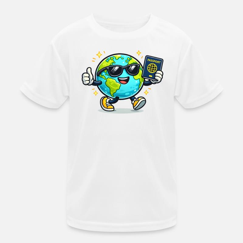 Aventure du Globe Buddy Passport T-shirt sport Enfant