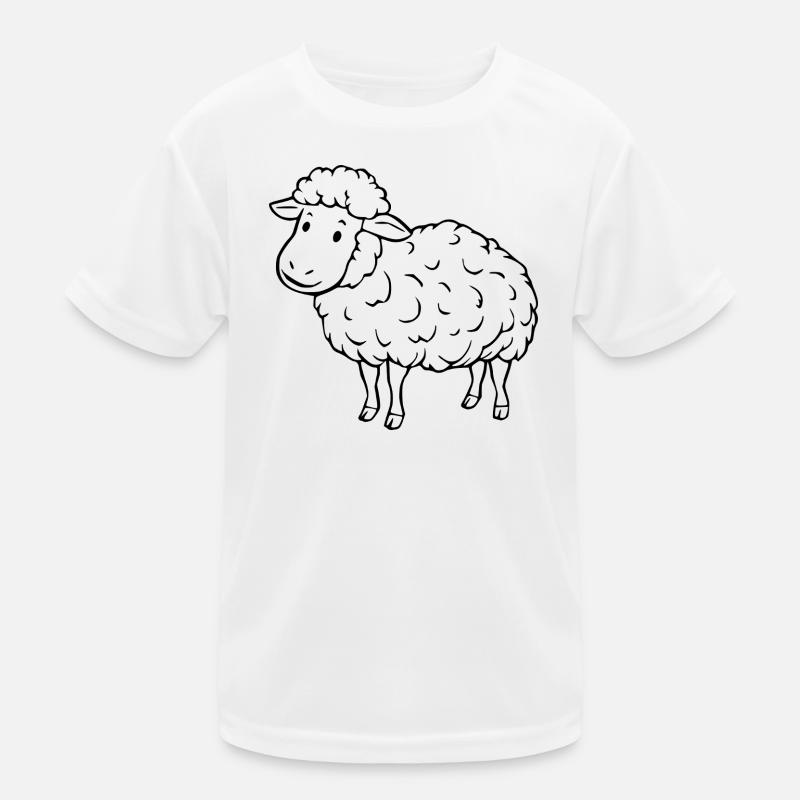 Schaf Schäfchen Lamm Kinder Funktions-T-Shirt